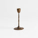 Barteau Small Brass Taper Candle Holder 7"