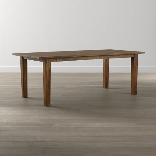 Basque 82" Honey Brown Solid Wood Dining Table