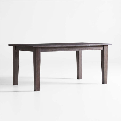 Basque 65" Charcoal Grey Wood Rectangular Dining Table