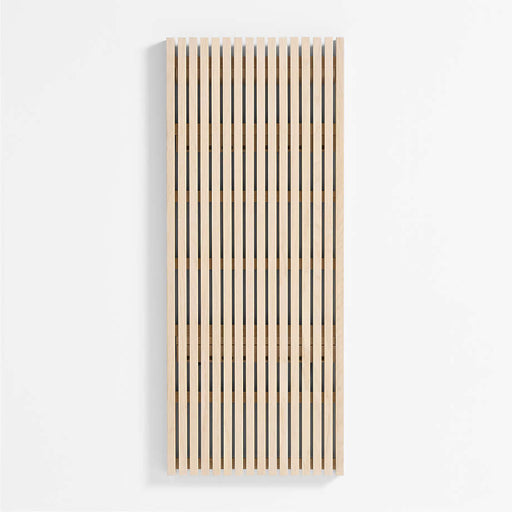 Batten 39" White Oak Wood Bath Wall Panel