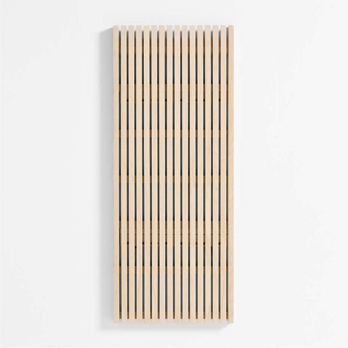 Batten 39" White Oak Wood Bath Wall Panel