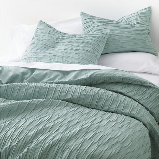 Belamy Full/Queen Dusk Pleated Duvet Cover