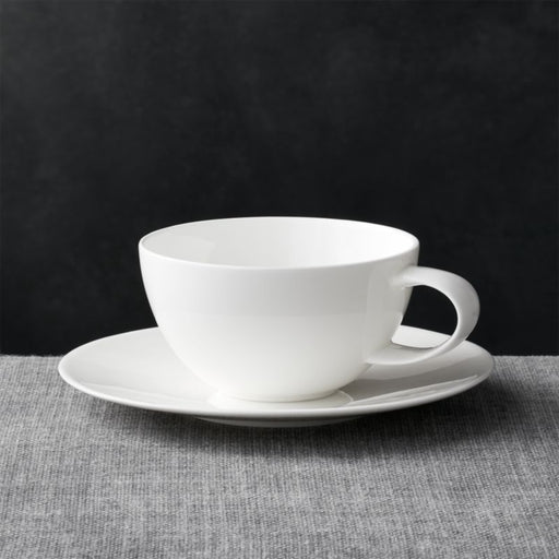 Bennett White Bone China Saucer