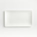 Bennett White Rectangular Bone China Platter