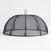Black Mesh 18" Round Food Cover
