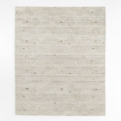 Bodrum Hand-Knotted Caramel Brown Area Rug 6'x9'