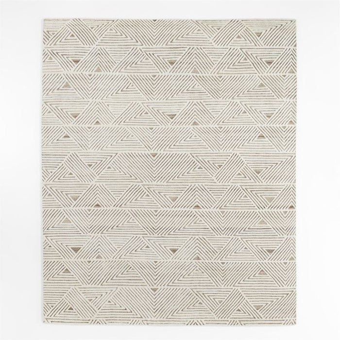 Bodrum Hand-Knotted Caramel Brown Area Rug 6'x9'