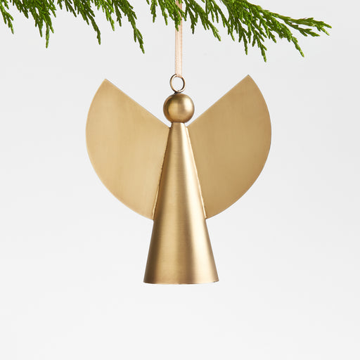 Brass Metal Angel Christmas Tree Ornament
