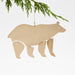 Brass Metal Dangle Leg Bear Christmas Tree Ornament