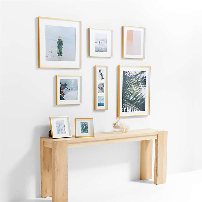 Brushed Brass 11x14 Wall Picture Frame