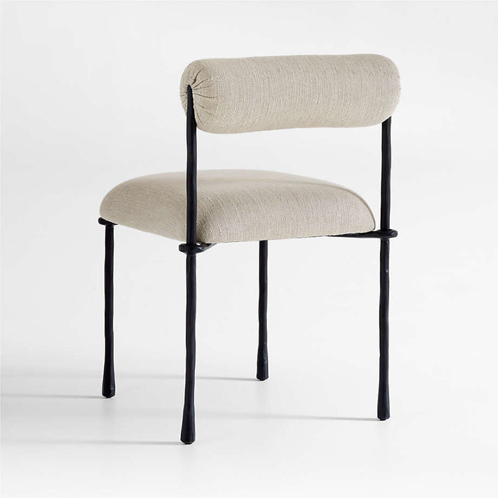 Brussels Metal Upholstered Dining Chair
