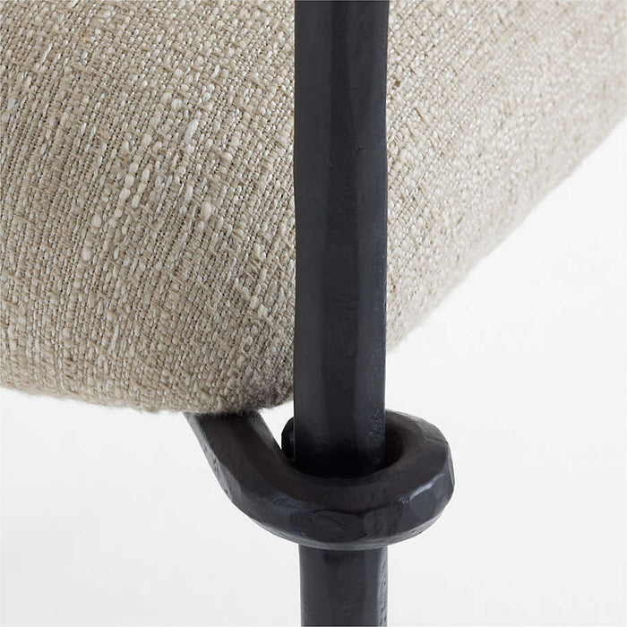 Brussels Metal Upholstered Dining Chair