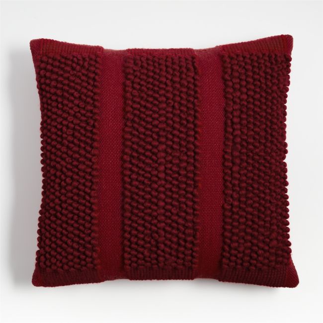 23'' Bubble Wool Mer Red Piece