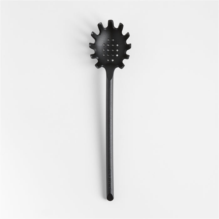 Crate & Barrel Black Nylon Pasta Spoon