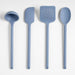 Crate & Barrel Slate Blue Silicone Ladle