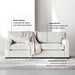 Axis 2-Piece Bench Sectional Sofa with Chaise Lounge