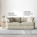 Lounge 3-Piece L-Shaped Sectional Sofa