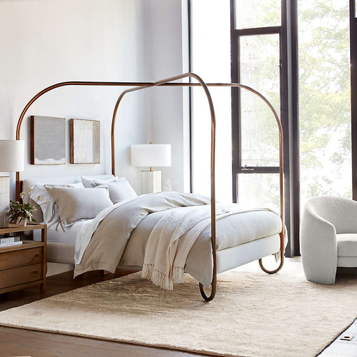 Gracia King Upholstered Canopy Bed