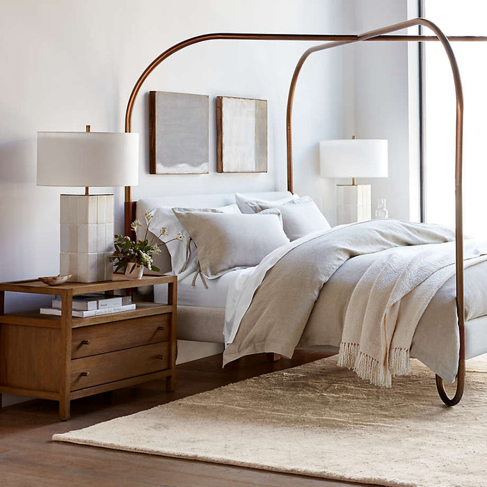 Gracia King Upholstered Canopy Bed