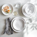Marin White Stoneware Dinner Plate