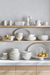 Marin White Stoneware Dinner Plate