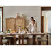 Ceremonie Natural Boucle Dining Chair by Athena Calderone