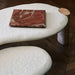 Sassolino Concrete and Burl Wood Coffee Table by Athena Calderone