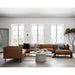 Wells 2-Piece Leather Sectional Sofa with Chaise Lounge