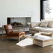 Icon Whitewashed Pine Wood 48" Square Coffee Table