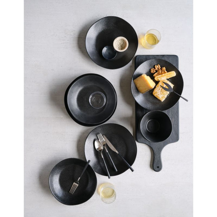 Tondo Ebonized Paddle Serving Board