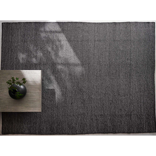 Taos Performance Handwoven Charcoal Black Indoor/Outdoor Area Rug 8'x10'