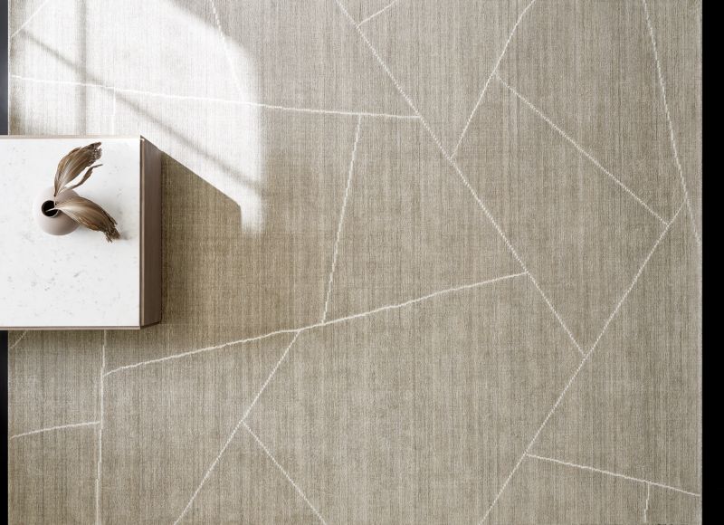 Teramo Performance Handwoven Abstract Grey Area Rug 8'x10'