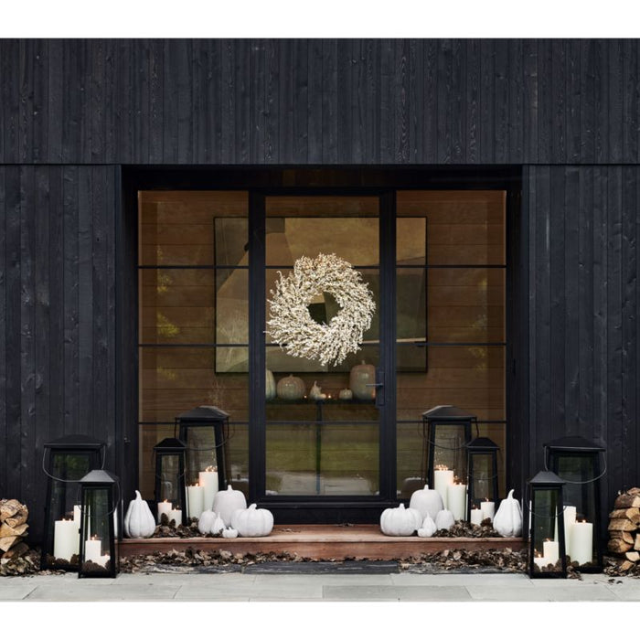 Petaluma Black Metal Outdoor Lantern 37"