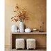 Intarsia Large Mosaic Teak Wood Console