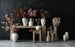 Slope White Ceramic Vase 12.25"