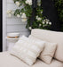 Nayarit 14" White Round Concrete Indoor/Outdoor Side Table