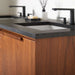 Tate 60" Black Granite Top Double Sink Vanity with Walnut Wood Doors