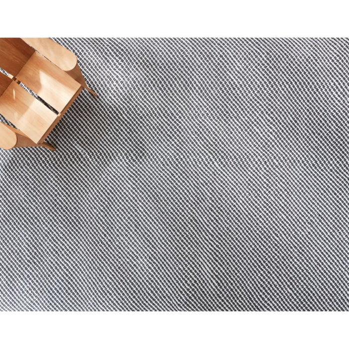 Genoa Performance Charcoal Grey Indoor/Outdoor Area Rug 6'x9'