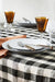 Marin Black and Natural EUROPEAN FLAX -Certified Linen Buffalo Check Oversized Tablecloth