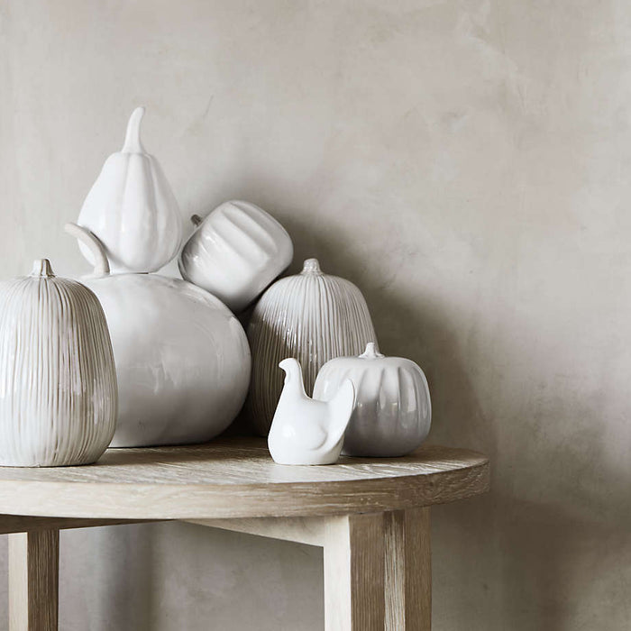 Small White Ceramic Gourd