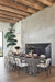 Marin Black and Natural EUROPEAN FLAX -Certified Linen Buffalo Check Oversized Tablecloth