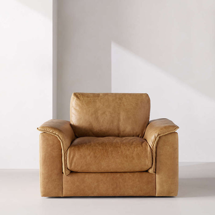 Wythe Oversized Leather Chair