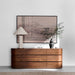 Milano Natural Walnut Wood 9-Drawer Dresser