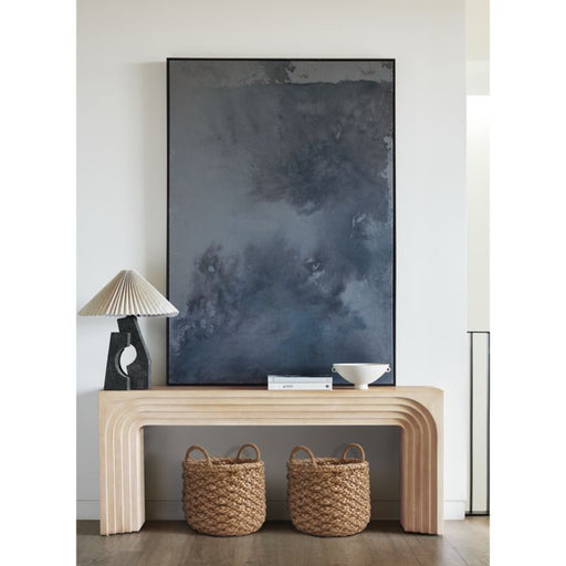 Valo 72" Rectangular Natural Pine Wood Console Table