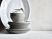 Marin White Recycled Stoneware Low Bowl
