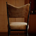 Rodin Ochre Velvet Dining Chair by Athena Calderone