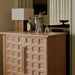Honore Natural Oak Wood 38" Bar Cabinet by Athena Calderone