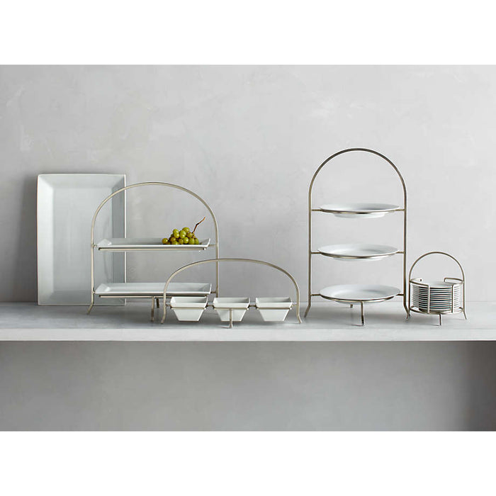 Cambridge 6" Appetizer Plates with Stand, Set of 12