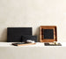 Slate and Wood Serving Board with Bowls