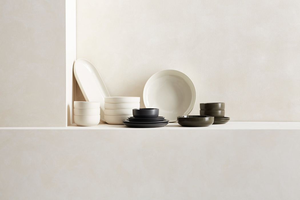 Hudson Charcoal Stoneware Serving Bowl